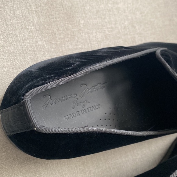 Massimo Matteo velvet leather slip on loafers Italy SZ 8 NEW main image 12